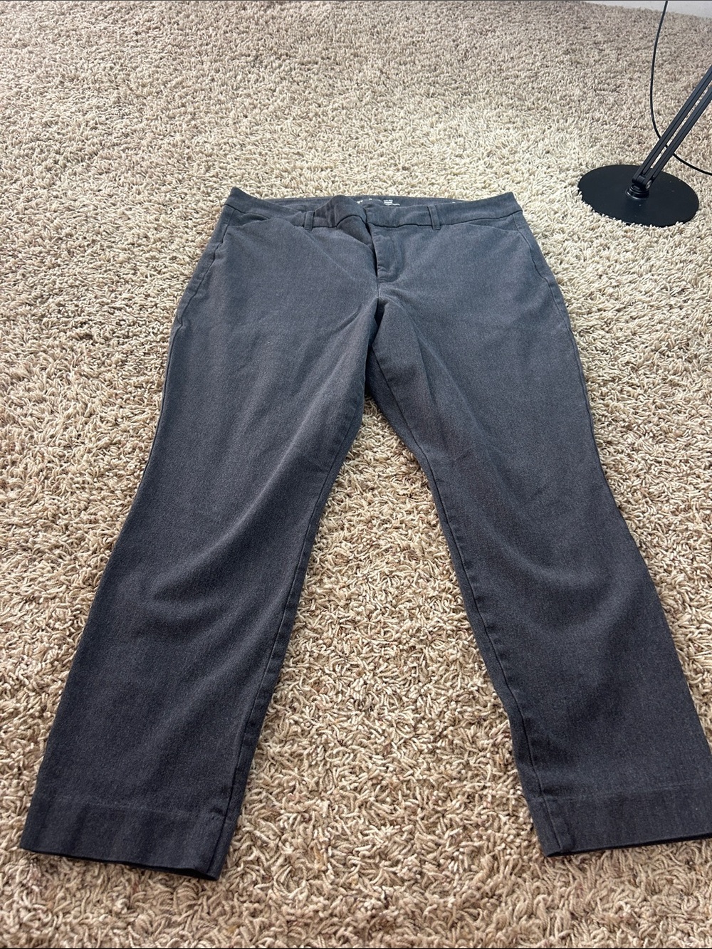 Old navy grey high waisted pixi skinny ankle pants